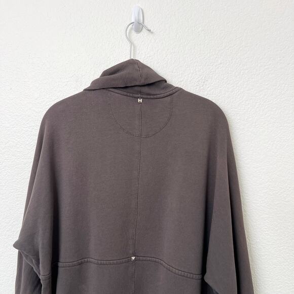 [Wilfred] Aritzia Size Medium M Gray Diderot Open Front Cocoon Cardigan Sweater - Picture 4 of 11